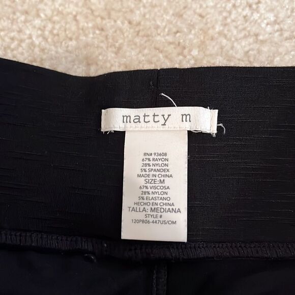 MATTY M BRAND SIZE MEDIUM LADIES LEGGINGS - Picture 2 of 9